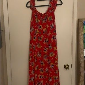 Anthropologie off the shoulder summer dress